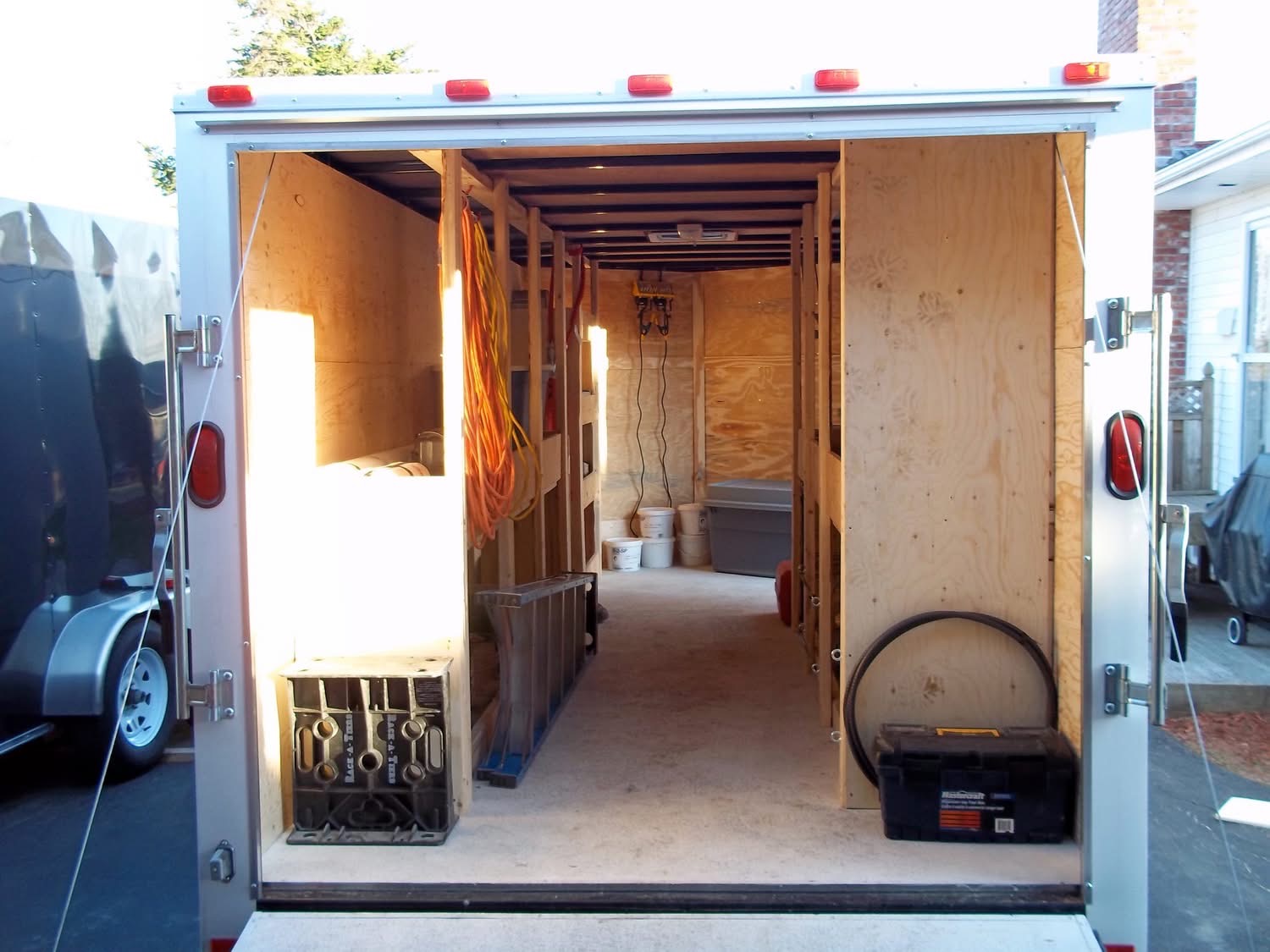 Trailer Storage — Inside View from Early Days