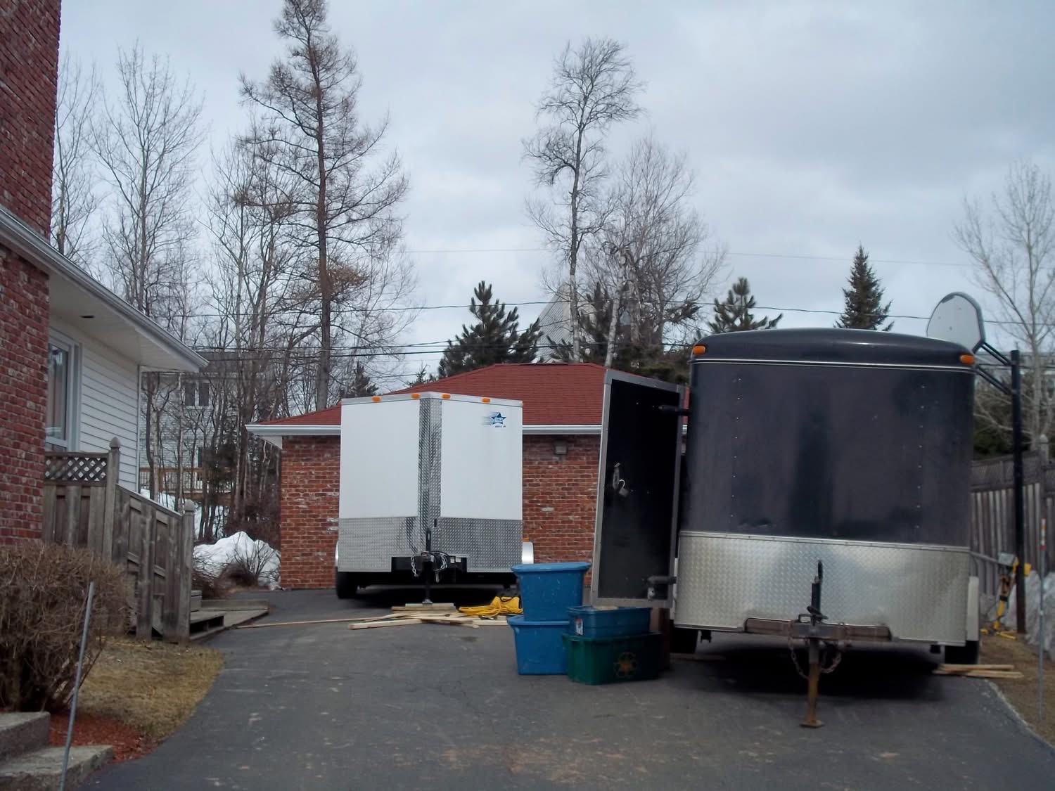 LuMar Trailers in Driveway — Startup Phase