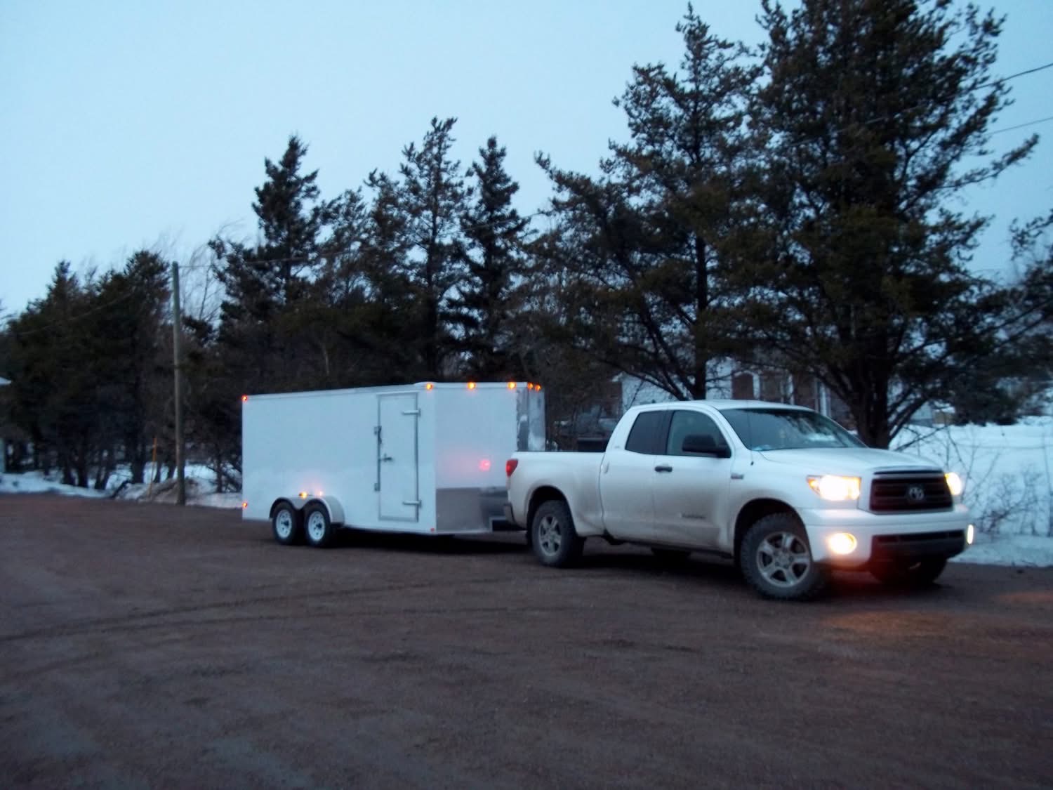 White LuMar Truck and Trailer — Early Business Setup