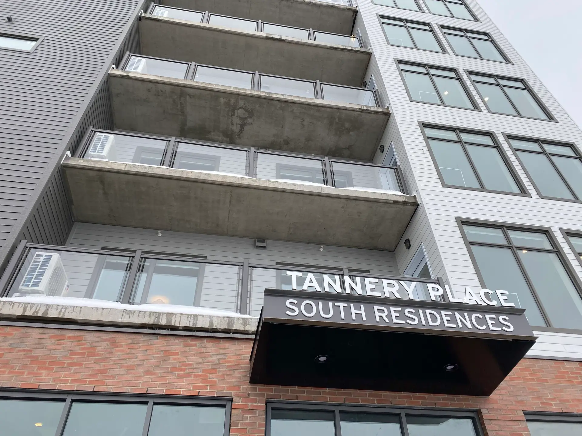 Tannery Place South apartment building exterior view.
