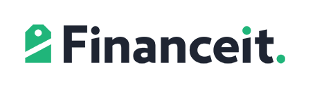 Company logo with black and green design