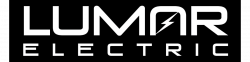Lumar Electric logo with lightning bolt design